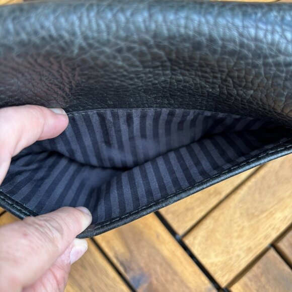 Authentic Vintage Coach Hudson Flap Pebble Leather Crossbody Bag - Picture 3 of 11